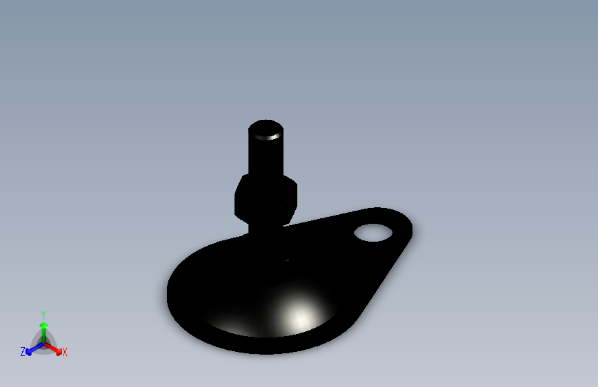 脚轮脚杯3D  WAN11-D100-M12-L50.x_t