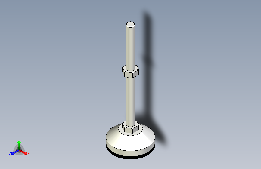 脚轮脚杯3D  WAM06-D100-M20-L250.x_t