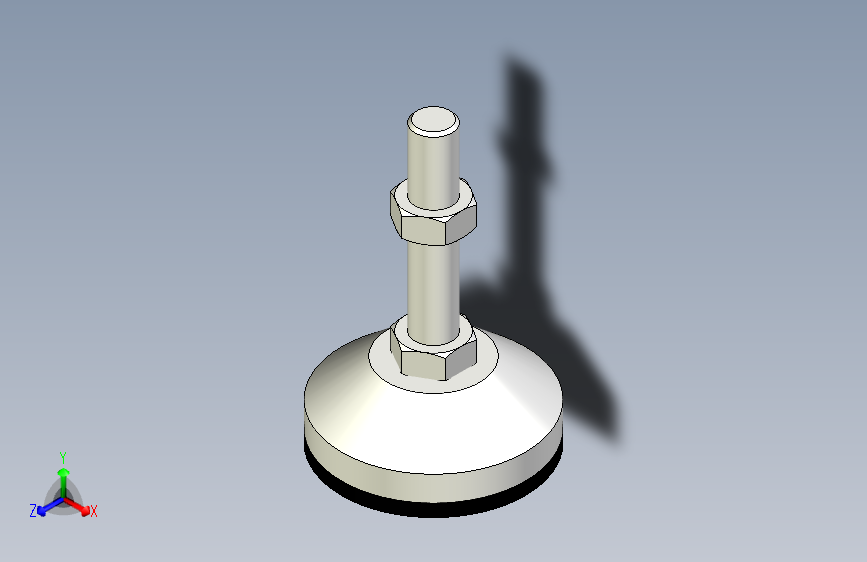 脚轮脚杯3D  WAM06-D100-M20-L100.x_t