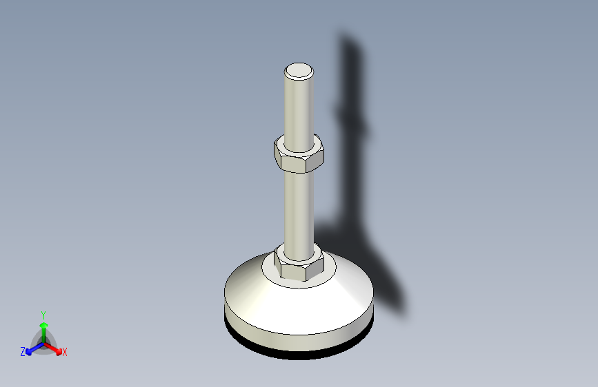 脚轮脚杯3D  WAM06-D100-M20-L150.x_t