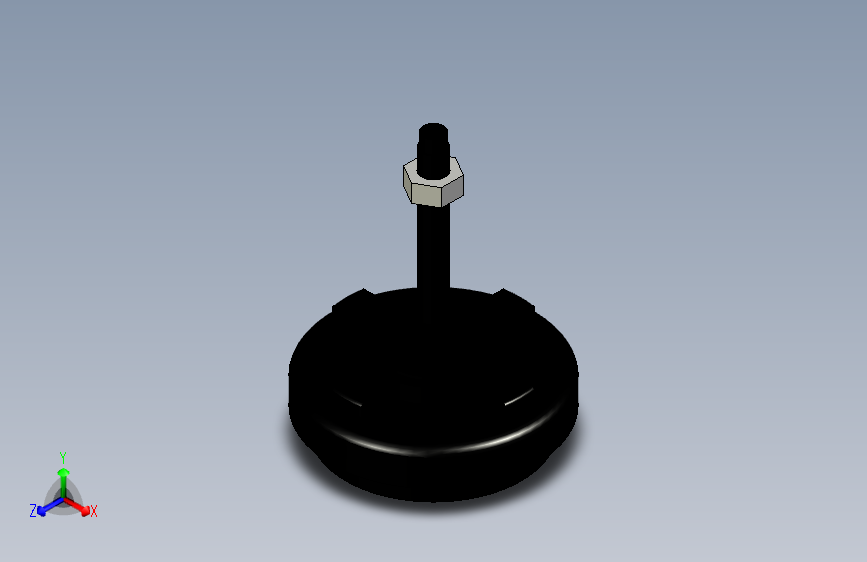 脚轮脚杯3D  WAM04-D140-M16-L100.x_t