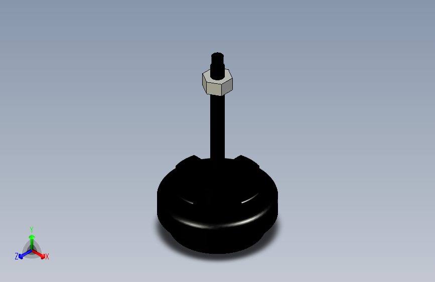 脚轮脚杯3D  WAM04-D100-M12-L100.x_t