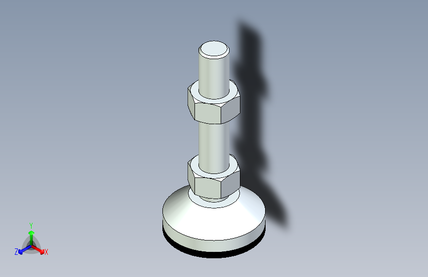 脚轮脚杯3D  WAM03-D100-M30-L150.x_t