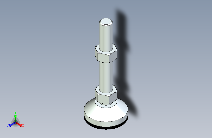 脚轮脚杯3D  WAM03-D100-M30-L200.x_t