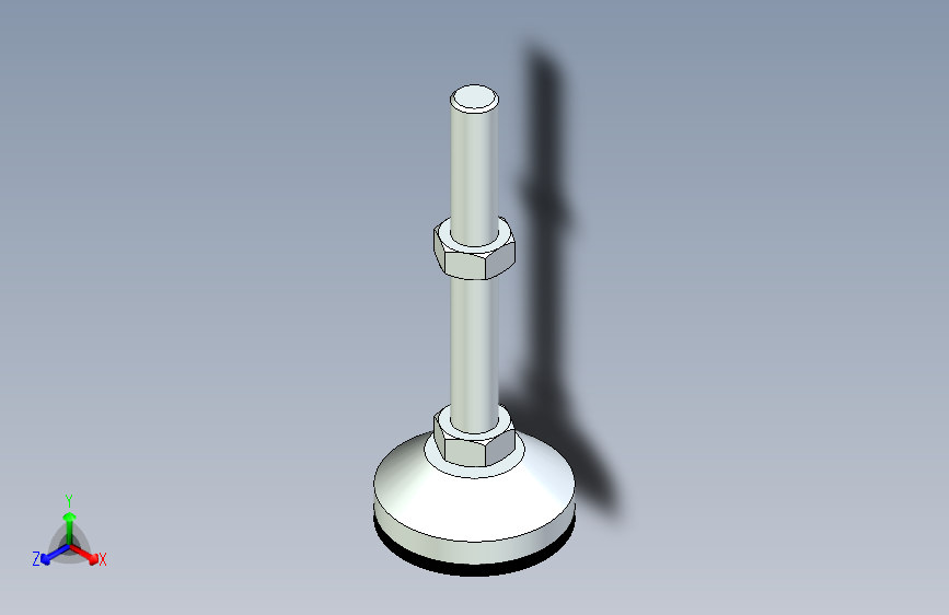 脚轮脚杯3D  WAM03-D100-M24-L200.x_t