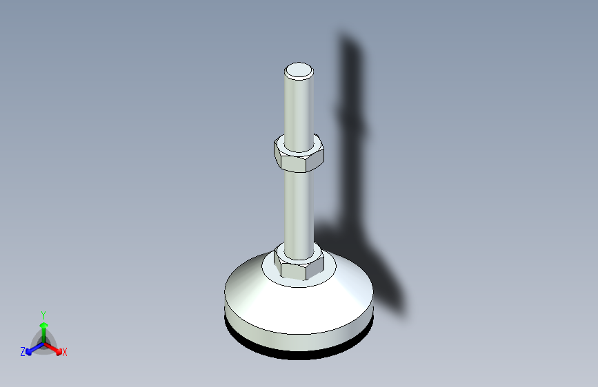 脚轮脚杯3D  WAM03-D100-M20-L150.x_t
