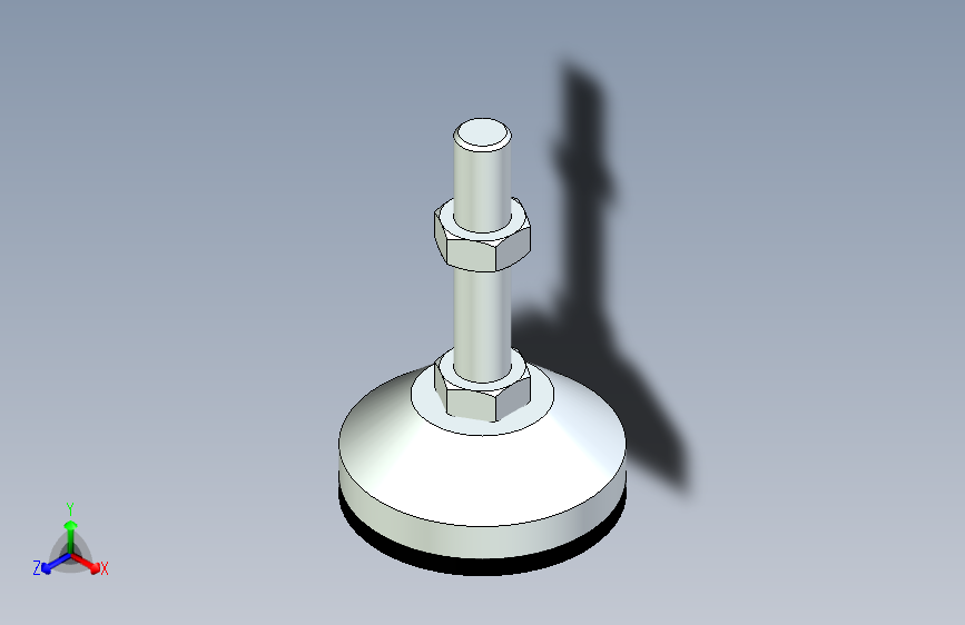 脚轮脚杯3D  WAM03-D100-M20-L180.x_t