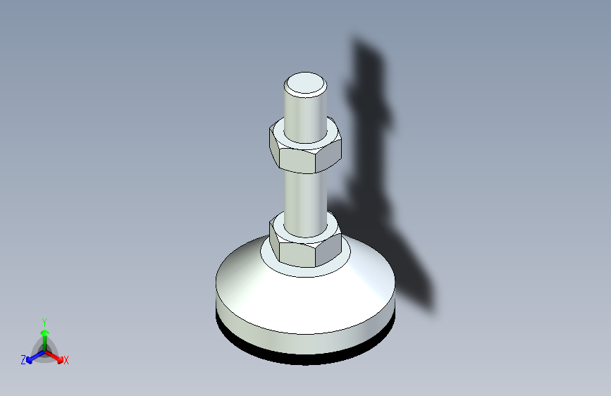 脚轮脚杯3D  WAM03-D100-M24-L100.x_t