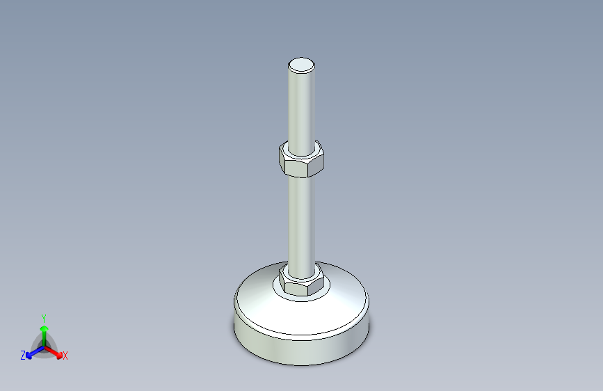 脚轮脚杯3D  WAL41-D80-M16-L150.x_t