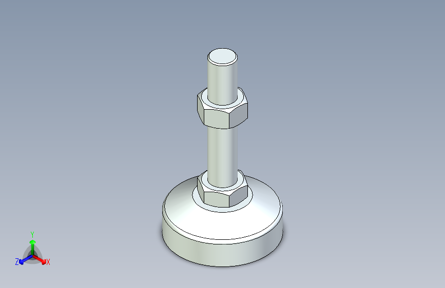 脚轮脚杯3D  WAL41-D80-M20-L100.x_t