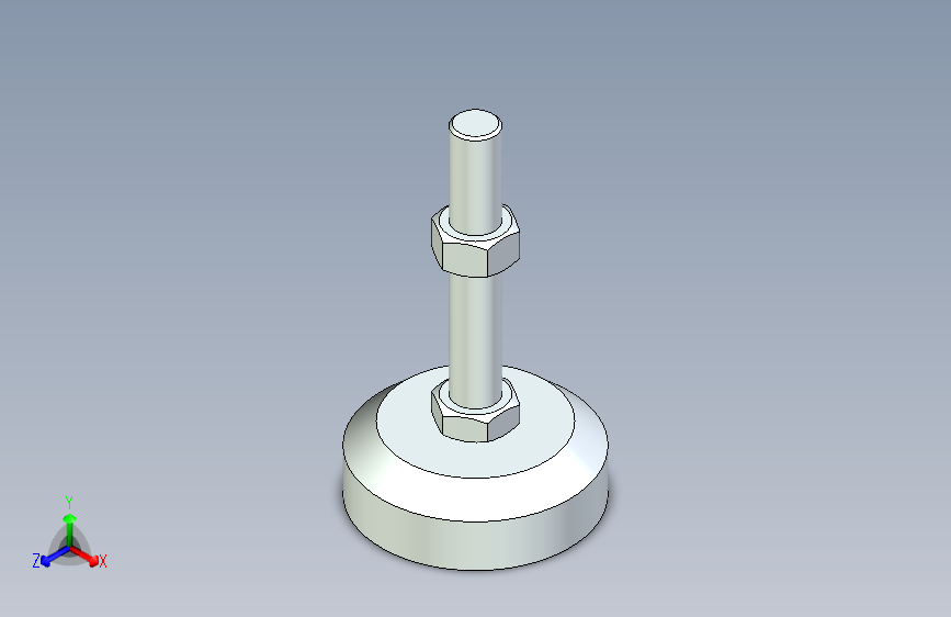 脚轮脚杯3D  WAL31-D80-M16-L100.x_t