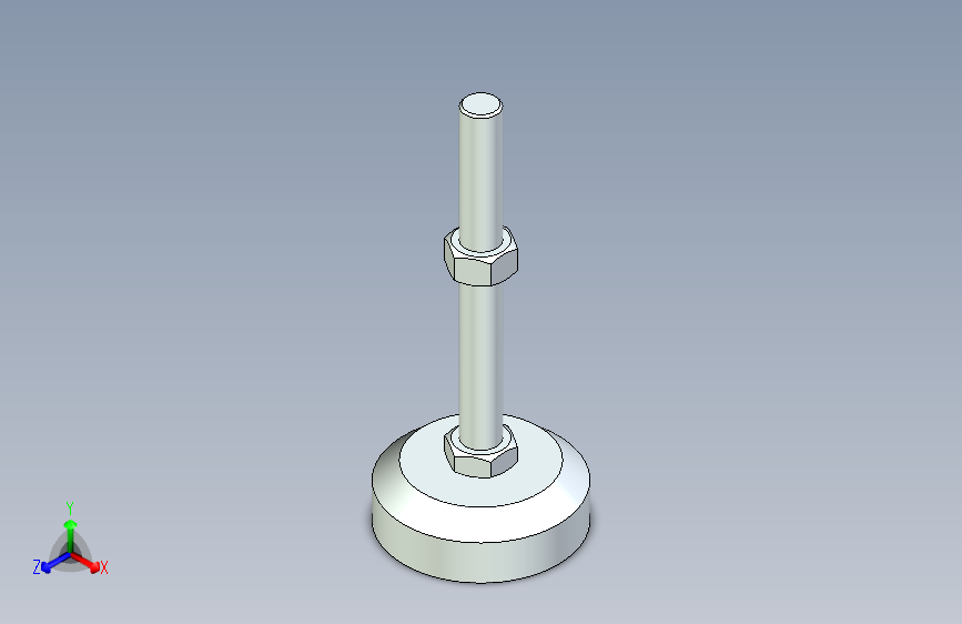 脚轮脚杯3D  WAL31-D80-M16-L150.x_t