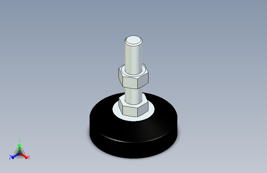 脚轮脚杯3D  WAL22-D120-M24-L100.x_t