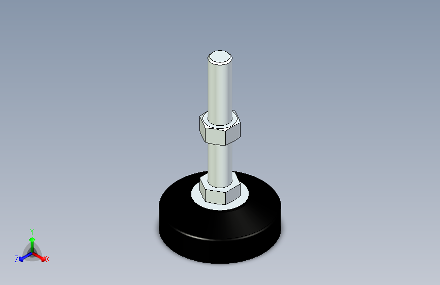 脚轮脚杯3D  WAL22-D100-M20-L125.x_t