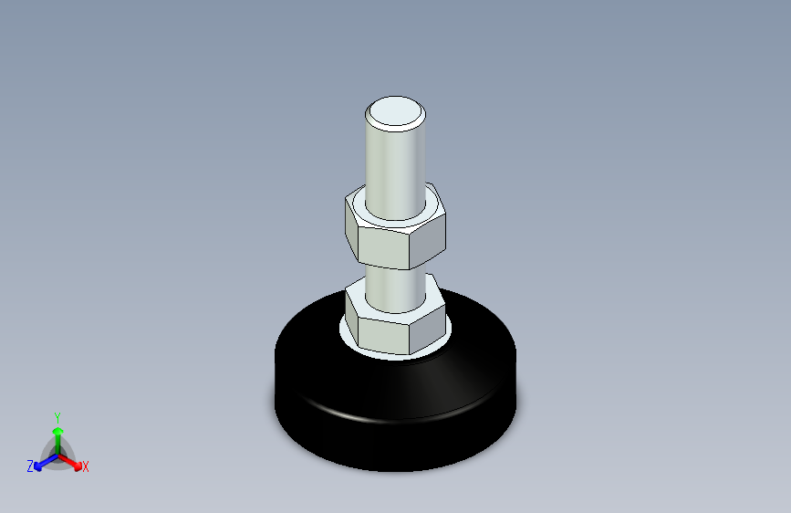 脚轮脚杯3D  WAL22-D80-M20-L75.x_t