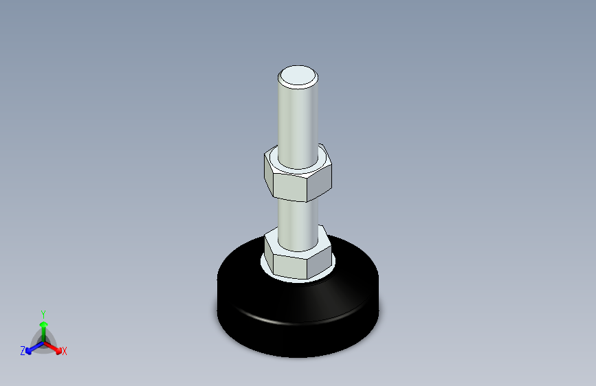 脚轮脚杯3D  WAL22-D80-M20-L100.x_t