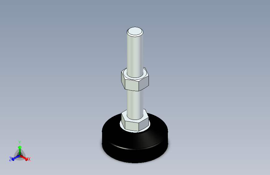 脚轮脚杯3D  WAL22-D80-M20-L125.x_t