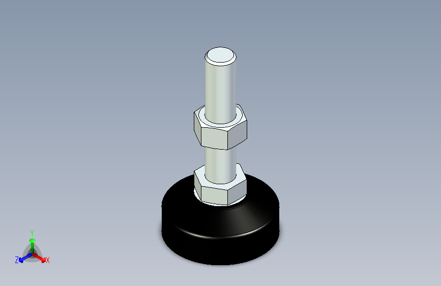 脚轮脚杯3D  WAL22-D60-M16-L75.x_t