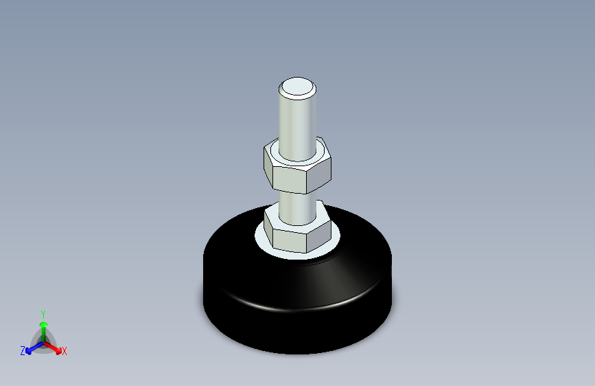 脚轮脚杯3D  WAL22-D60-M12-L50.x_t