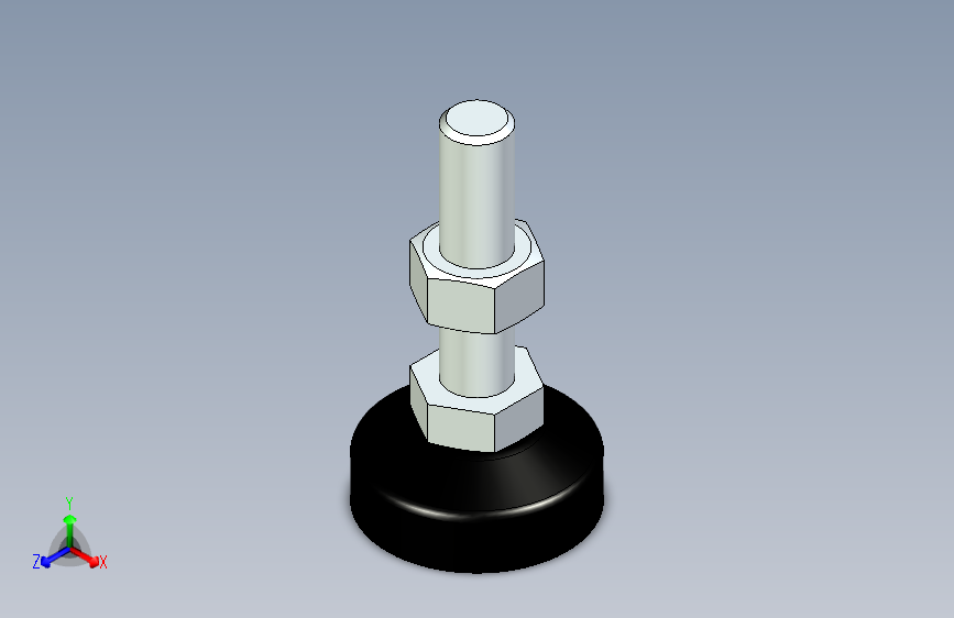 脚轮脚杯3D  WAL22-D40-M12-L50.x_t