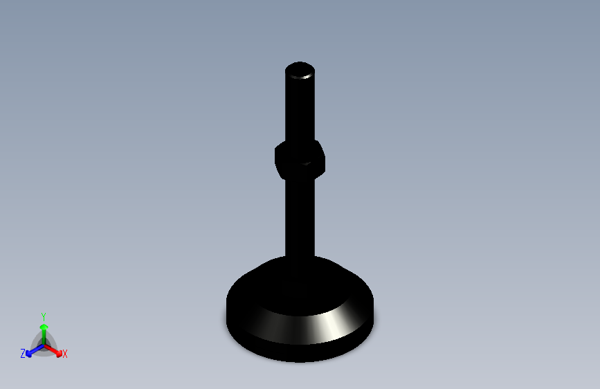 脚轮脚杯3D  WAL02-D120-M24-L200.x_t