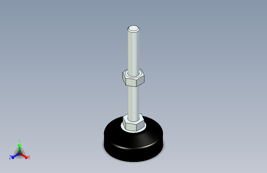 脚轮脚杯3D  WAL22-D40-M8-L75.x_t