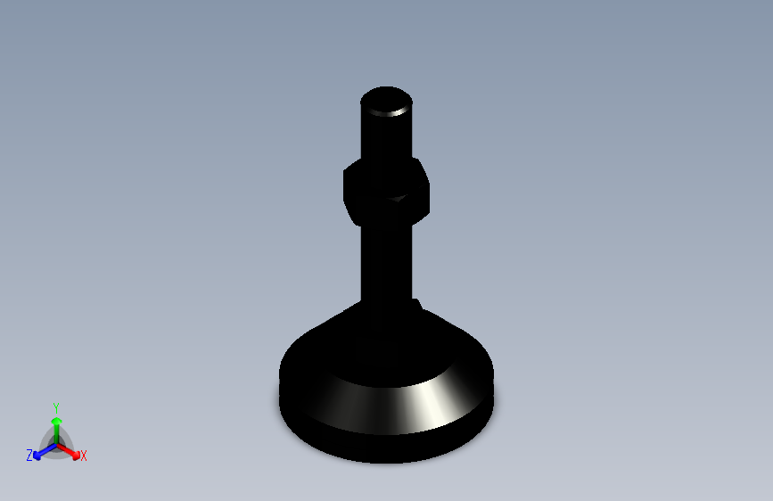 脚轮脚杯3D  WAL02-D100-M24-L125.x_t