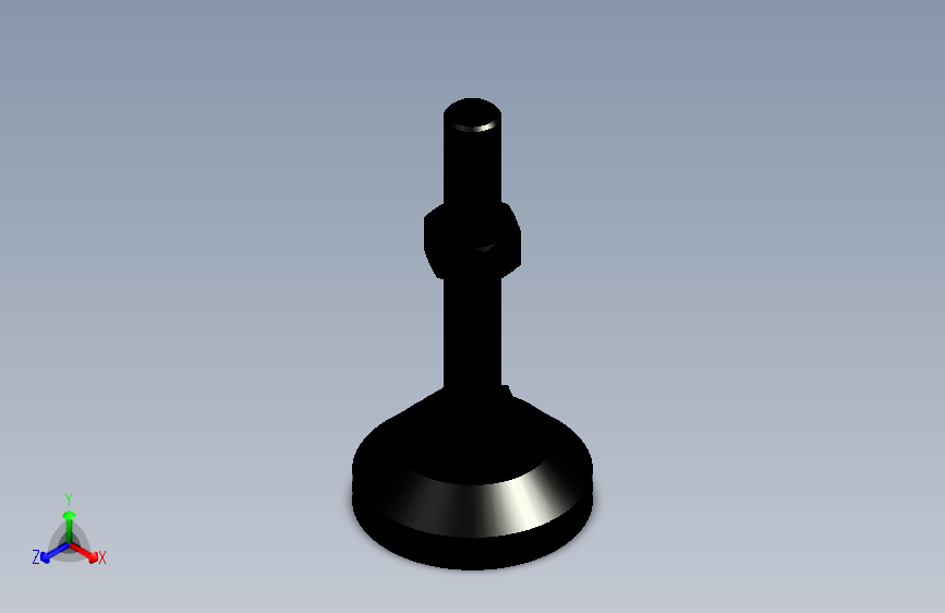 脚轮脚杯3D  WAL02-D100-M24-L150.x_t