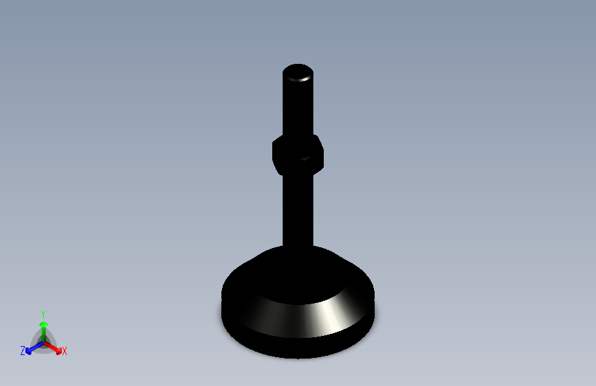 脚轮脚杯3D  WAL02-D100-M20-L150.x_t