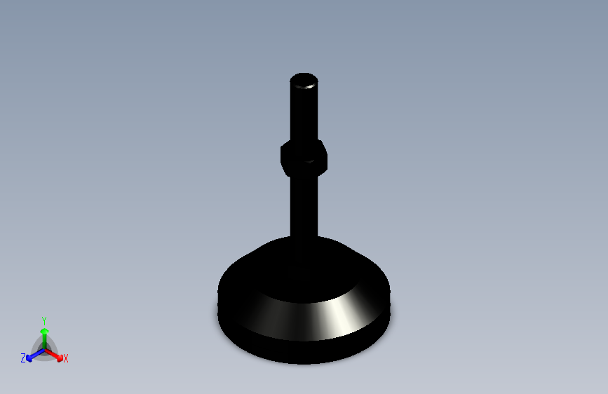 脚轮脚杯3D  WAL02-D100-M16-L125.x_t