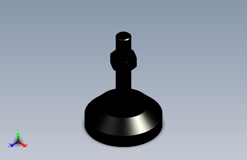 脚轮脚杯3D  WAL02-D80-M16-L75.x_t