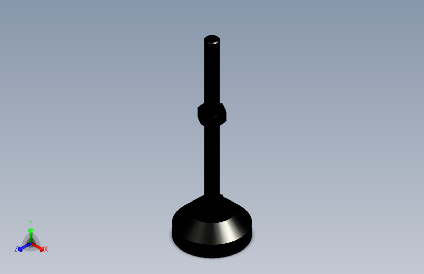 脚轮脚杯3D  WAL02-D60-M12-L150.x_t