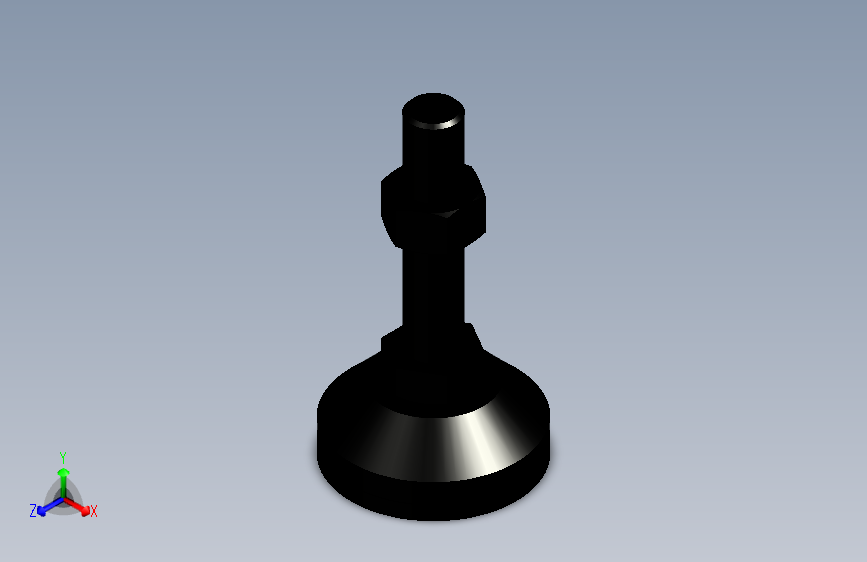 脚轮脚杯3D WAL02-D60-M16-L75.x_t