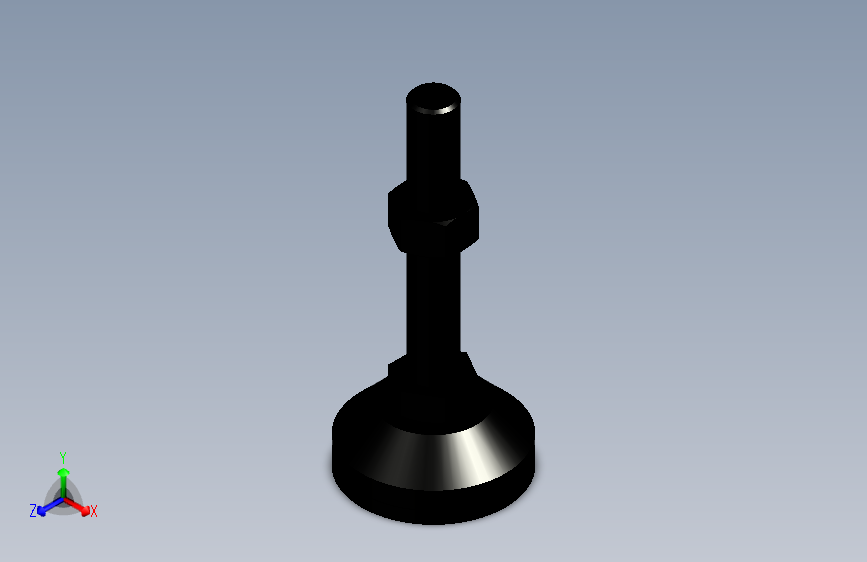 脚轮脚杯3D  WAL02-D60-M16-L100.x_t