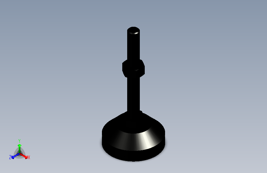 脚轮脚杯3D  WAL02-D60-M12-L100.x_t