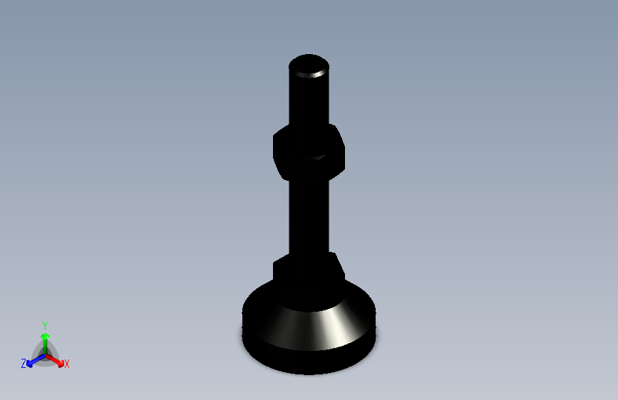 脚轮脚杯3D  WAL02-D40-M12-L75.x_t