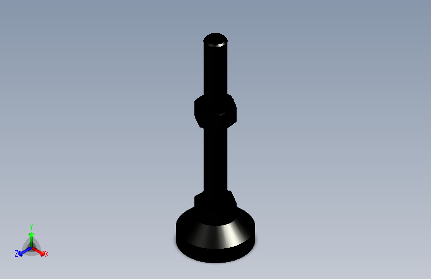 脚轮脚杯3D  WAL02-D40-M12-L100.x_t