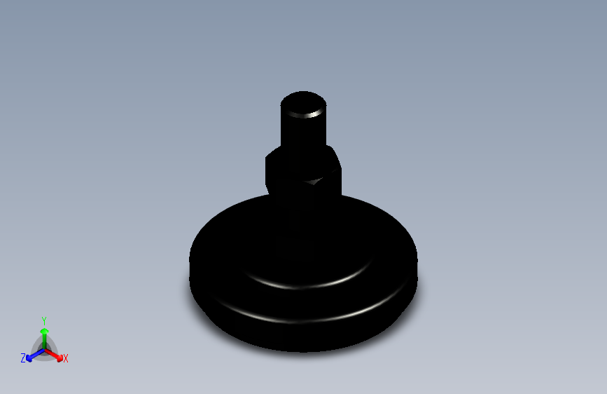 脚轮脚杯3D  WAK03-D80-M16-L50.x_t