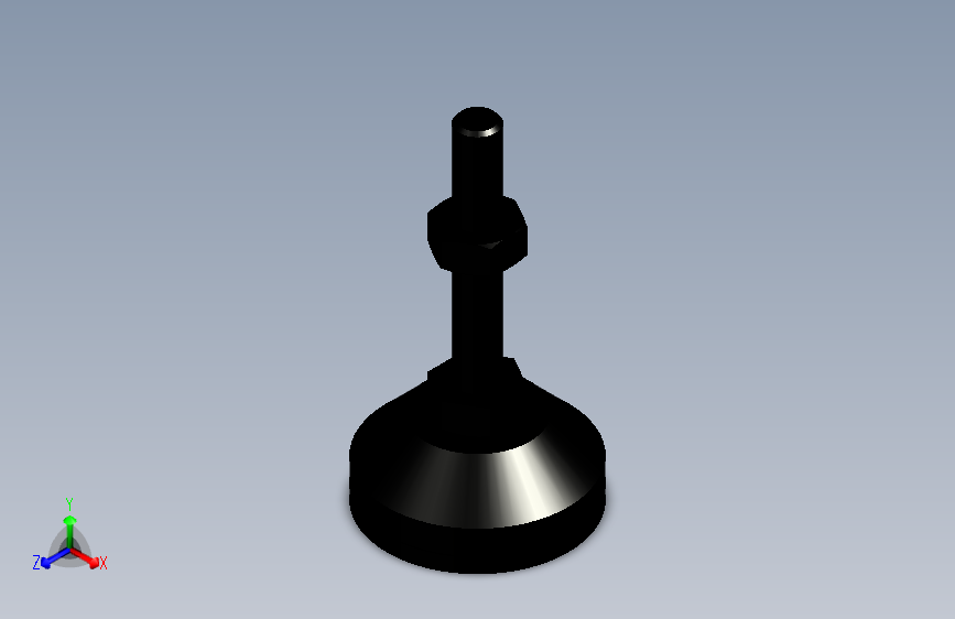 脚轮脚杯3D  WAL02-D40-M8-L50.x_t