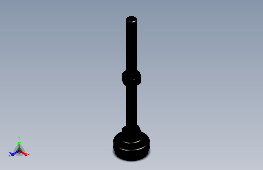 脚轮脚杯3D  WAK03-D40-M12-L150.x_t