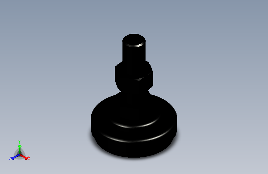 脚轮脚杯3D  WAK03-D60-M16-L50.x_t