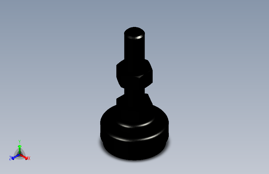 脚轮脚杯3D  WAK03-D40-M12-L50.x_t