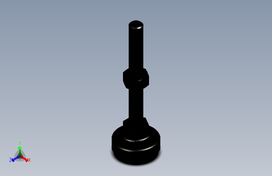 脚轮脚杯3D  WAK03-D40-M12-L100.x_t