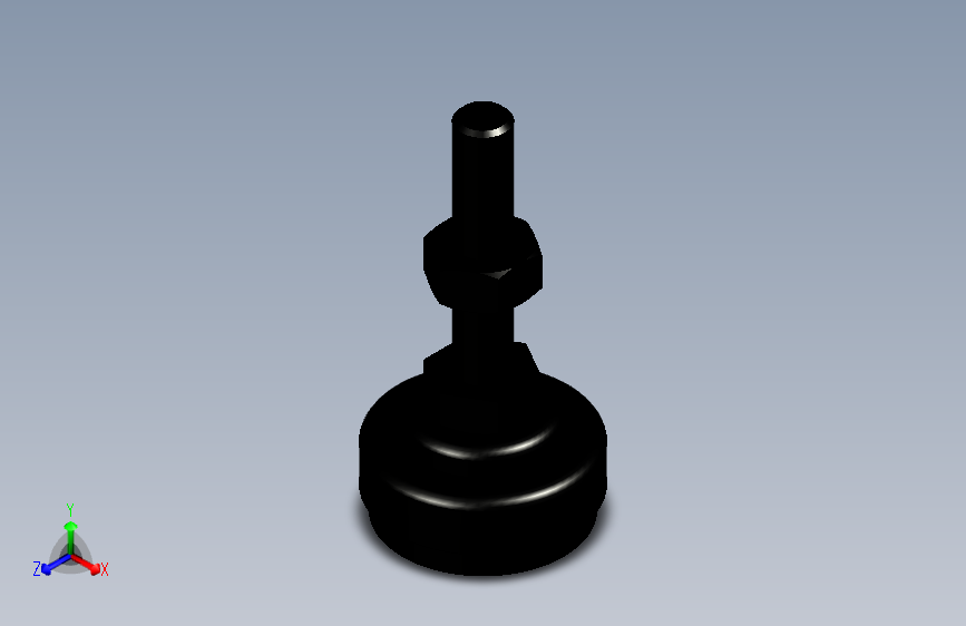 脚轮脚杯3D  WAK03-D40-M10-L50.x_t