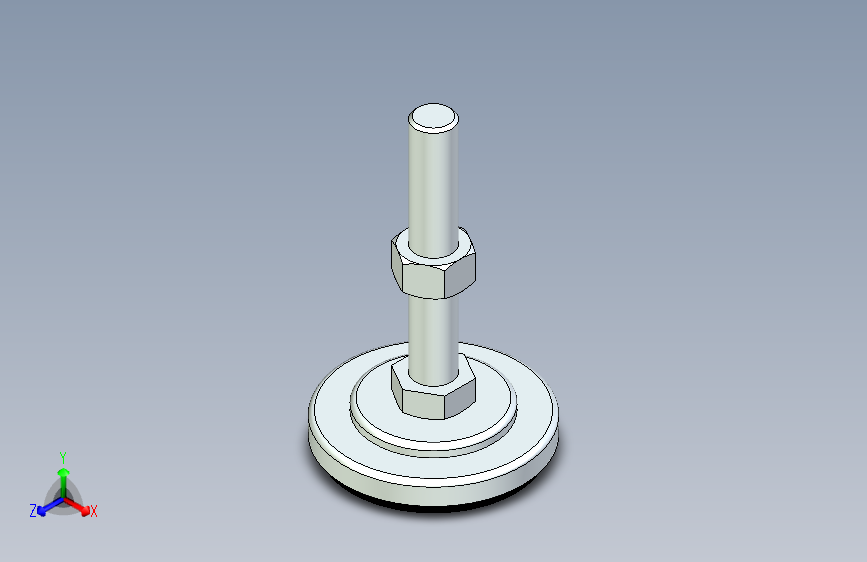 脚轮脚杯3D  WAK02-D80-M16-L100.x_t