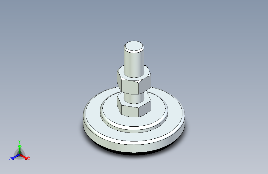 脚轮脚杯3D  WAK02-D80-M16-L50.x_t