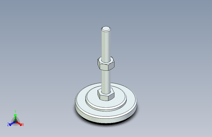 脚轮脚杯3D  WAK02-D80-M12-L100.x_t