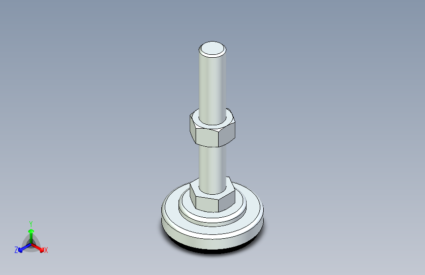 脚轮脚杯3D  WAK02-D60-M16-L100.x_t