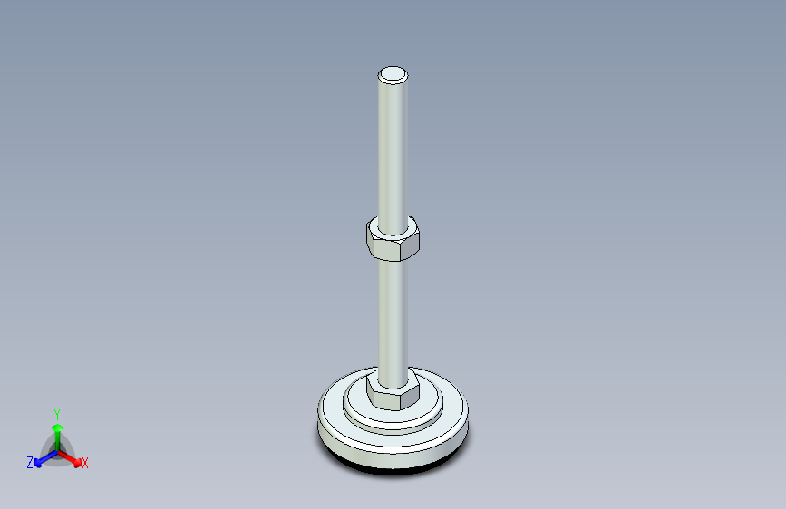 脚轮脚杯3D  WAK02-D60-M12-L150.x_t