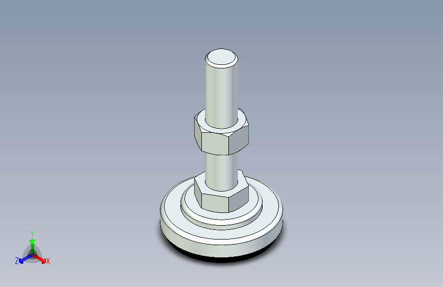 脚轮脚杯3D  WAK02-D60-M16-L75.x_t